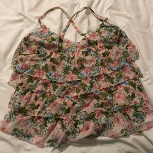Floral Abercrombie & Fitch tank - M - Picture 3 of 3